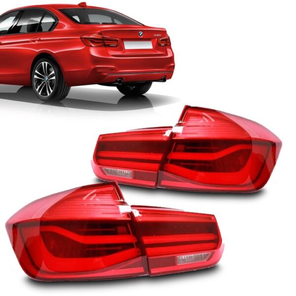 Jogo Lanterna Bmw S3 320 328 2016 A 2018 Led Canto E Tampa