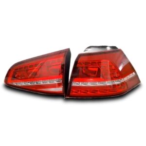 Kit 4 Lanternas Traseiras Golf Gti Mk7 2014 A 2017 Com Led - Esquerdo