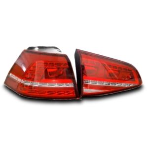 Kit 4 Lanternas Traseiras Golf Gti Mk7 2014 A 2017 Com Led - Esquerdo