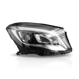 Farol Mercedes Gla 2017 2018 2019 Com Led Bixenon Sem Reator Lado Direito