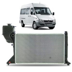 Radiador Sprinter 313 1995 A 2011 Com Reservatorio Manual