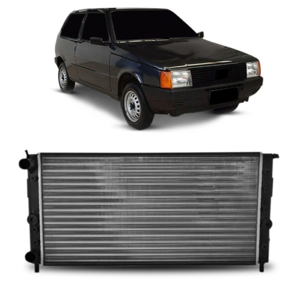 Radiador Uno 1999 00 Sem Reservatório Com Ar Manual Promoção