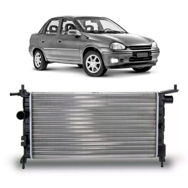 Radiador Corsa Classic 1.0/1.4/1.6 2002/2009 Sem Ar Manual