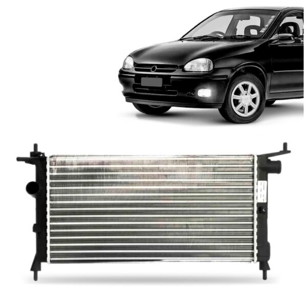 Radiador Corsa 1994 A 2002 Classic 2002 Sem Ar Manual