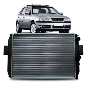 Radiador Alumínio Gol 1997 A 2008 1.0 8v/16v Mi Manual S/ Ar
