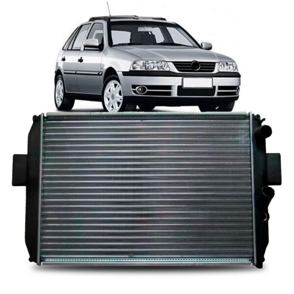 Radiador Alumínio Gol 1997 A 2008 1.0 8v/16v Mi Manual S/ Ar