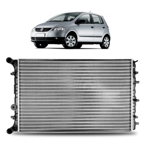 Radiador Fox 2006 2007 2008 2009 Flex Manual Com Ar