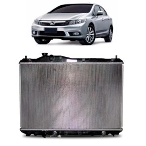 Radiador Civic 2012 2013 2014 2015 2016 2017 2018 16v Com Ar