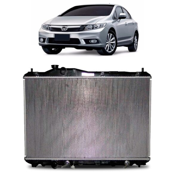 Radiador Civic 2012 2013 2014 2015 2016 2017 2018 16v Com Ar