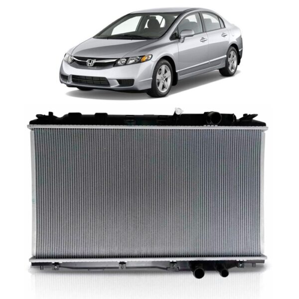 Radiador Civic 2006 2007 2008 2009 2010 2011 1.8 16v Com Ar