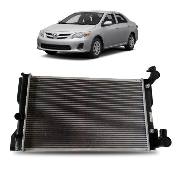 Radiador Corolla 2009 10 11 12 13 14 15 16 A 2018 16v Com Ar