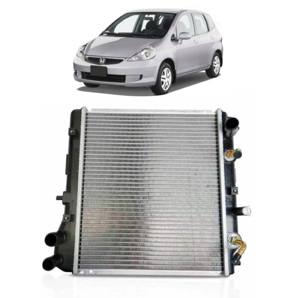 Radiador Fit 2004 2005 2006 2007 2008 1.4/1.5 16v Com Ar