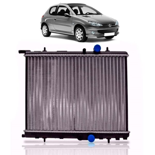 Radiador Para Peugeot 206 1998 A 2010