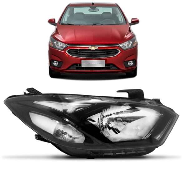 Farol Onix Prisma 2017 2018 2019 Sem Led 1ª Linha Direito/passageiro