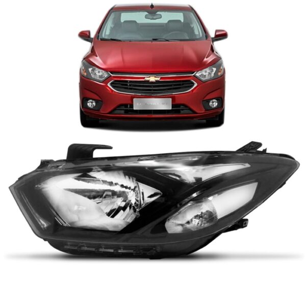 Farol Onix Prisma 2017 2018 2019 Sem Led 1ª Linha Esquerdo/motorista