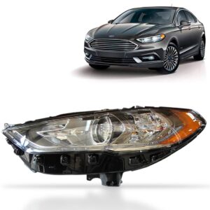 Farol Fusion 2017 2018 2019 Sel/flex Manual C/ Led 1ª Linha - Esquerdo/motorista