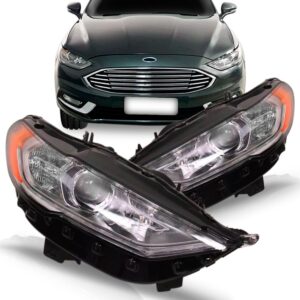 Farol Fusion 17 2018 2019 Sel Flex Manual Sem Led. 1ª Linha - Esquerdo/motorista