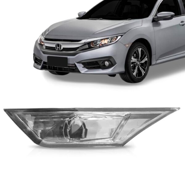Lanterna Lateral Paralama Civic 2016 A 2018 Cristal Ld Esquerdo
