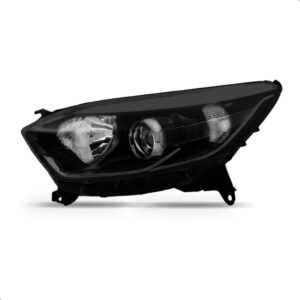 Farol Renault Captur 2017 2018 2019 Eletrico Com Friso Preto Lado Esquerdo