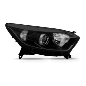 Farol Renault Captur 2017 2018 2019 Eletrico Com Friso Preto Lado Direito