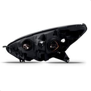 Farol Renault Captur 2017 2018 2019 Eletrico Com Friso Preto Lado Direito