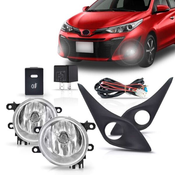 Kit Farol Milha Auxiliar Yaris Hatch E Sedan 2018 A 2022