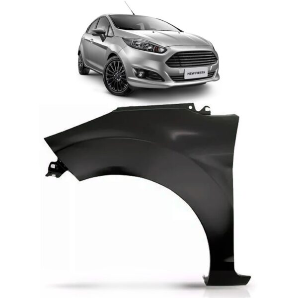 Paralama Dianteiro New Fiesta 2013 A 2016 Hatch/sedan Lado Esquerdo