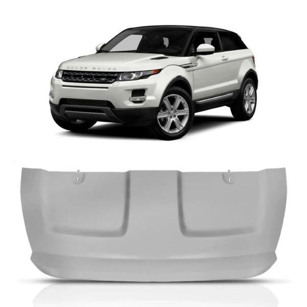 Acabamento Inferior Parachoque Evoque Pure 2012 A 2014 Cinza