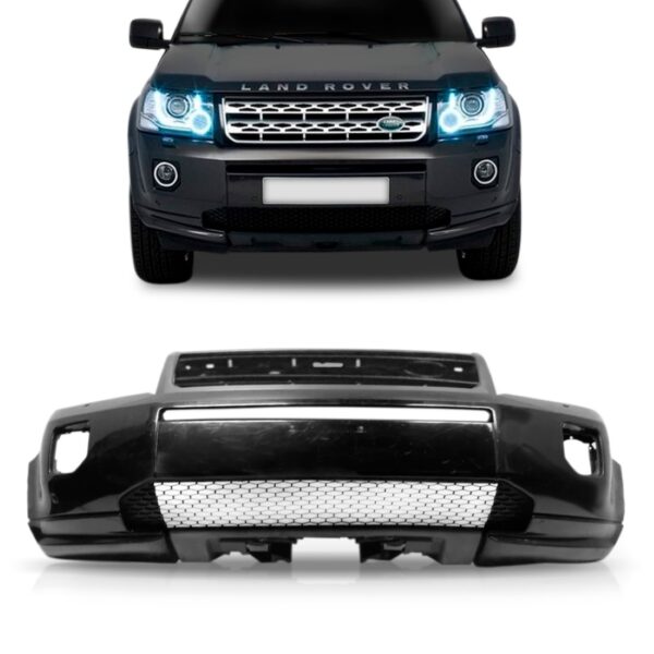 Parachoque Dianteiro Freelander 2 11 A 2014 S/furo 1a Linha  Preto