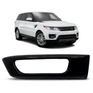 Moldura Milha Auxiliar Range Rover Sport 2014 A 2018 Preto Lado Esquerdo