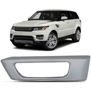 Moldura Milha Auxiliar Range Rover Sport 2014 A 2018 Prata Lado Esquerdo
