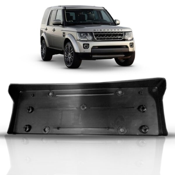 Suporte Placa Dianteiro Discovery 4 2014 A 2017 Preto Text