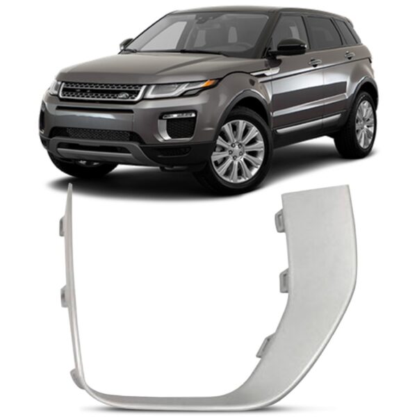 Moldura Milha Auxiliar Evoque Se 2016 2017 2018 Cinza Lado Esquerdo
