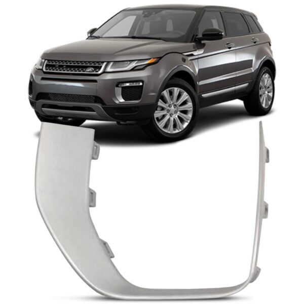 Moldura Milha Auxiliar Evoque Se 2016 2017 2018 Cinza Lado Direito