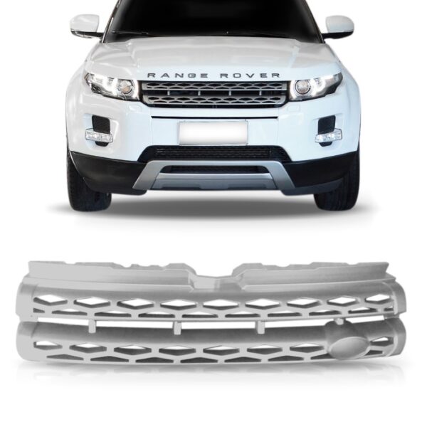 Grade Radiador Evoque Pure/prestige Evoque 14 A 15 1a Linha Prateado