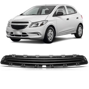 Tela Frontal Central Onix Prisma 12/16 Superior Friso Preto Fosco