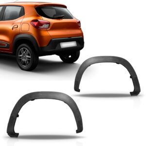 Alargador Vao Da Roda Traseiro Kwid 2017 18 2019 Texturizado Lado Direito
