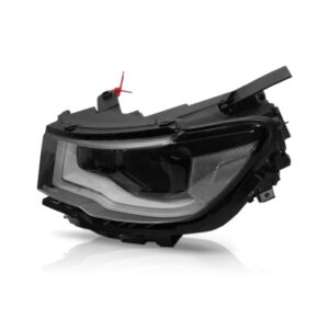 Farol Jeep Compass 17 18 Eletrico Com Motor Com Led 1ª Linha Esquerdo/motorista