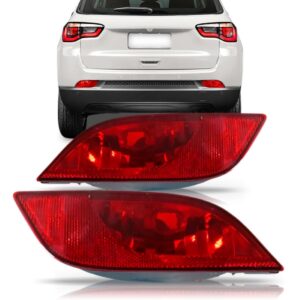 Sinaleira Parachoque Traseiro Jeep Compass 2017 2018 Lado Esquerdo