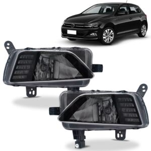 Farol Milha Auxiliar Polo Virtus 2018 2019 Fumê. 1ª Linha Direito