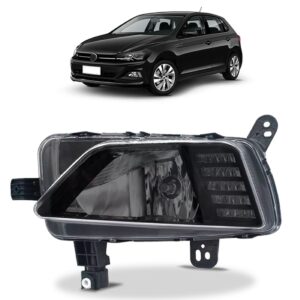 Farol Milha Auxiliar Polo Virtus 2018 2019 Fumê. 1ª Linha Esquerdo