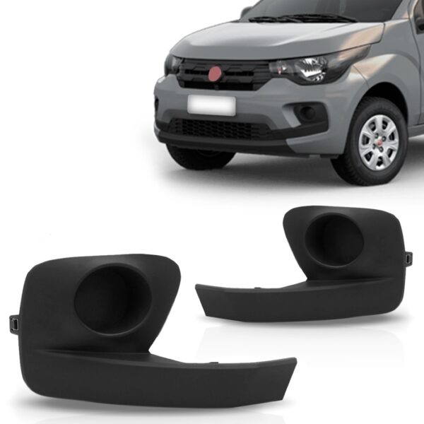 Moldura Milha Mobi 2014 2015 2016 Sem Furo Lado Esquerdo