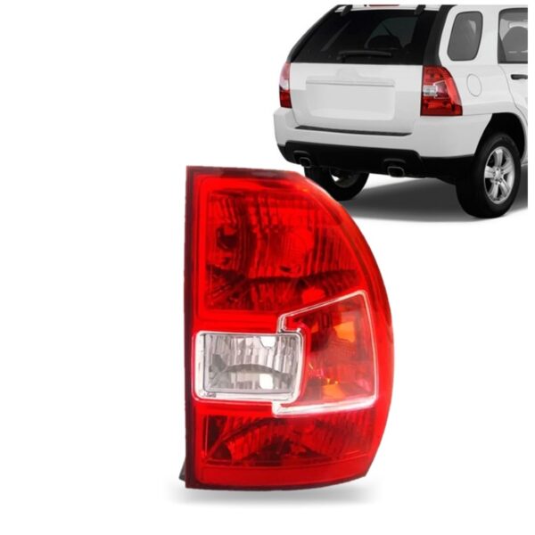 Lanterna Traseira Sportage 2009 2010 2011 Com A Cor Vermelha Lado Direito