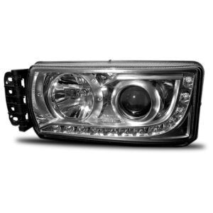 Farol Stralis 2013 A 2018 Manual C/ Projetor C/ Led 1ª Linha Esquerdo/motorista