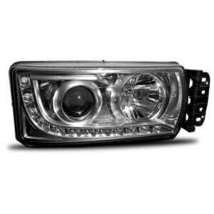 Farol Stralis 2013 A 2018 Manual C/ Projetor C/ Led 1ª Linha Direito/passageiro