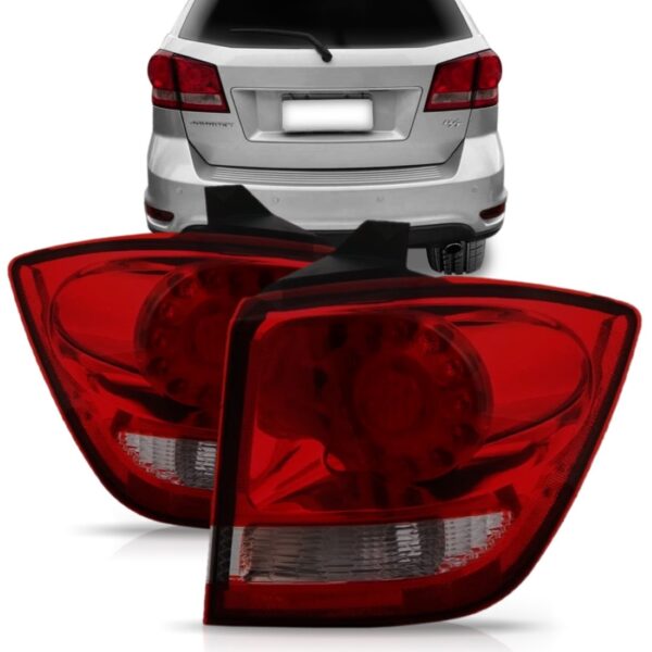 Lanterna Traseira Journey Rt 10 11 12 13 14 15 Fume Com Led Lado Esquerdo