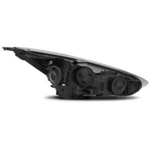 Farol Focus 16 2017 2018 2019 Mascara Negra Sem Led 1ª Linha Esquerdo/motorista