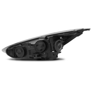 Farol Focus 16 2017 2018 2019 Mascara Negra Sem Led 1ª Linha Esquerdo/motorista