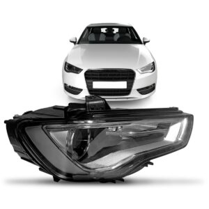 Farol Audi A3 2013 A 2016 Elétrico Com Motor Led Lado Direito