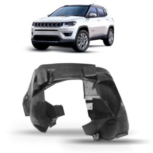 Protetor Caixa De Roda Dianteiro Jeep Compass 2017 2018 Lado Esquerdo